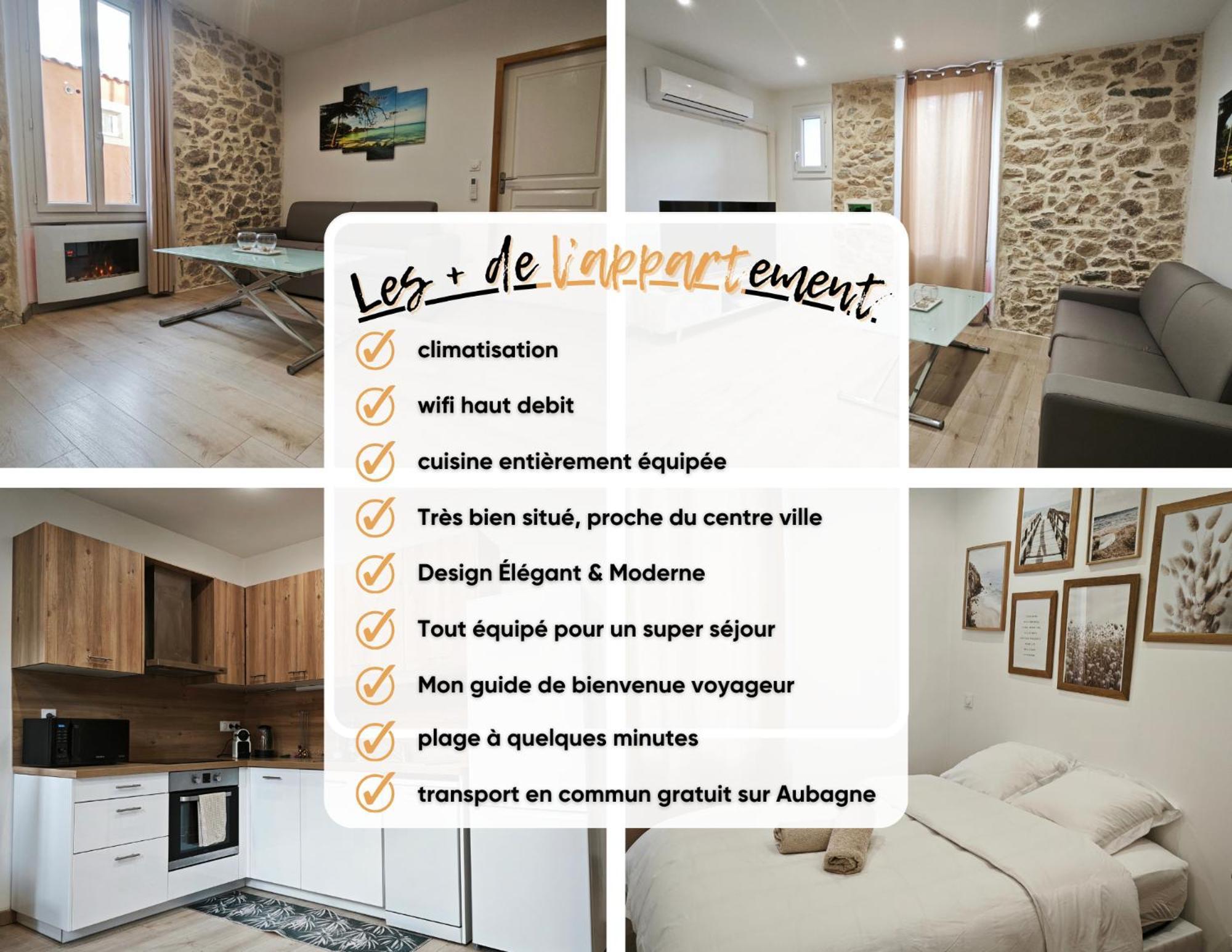 Appartement Tout Confort A 2 Pas Du Centre Ville Aubagne Dış mekan fotoğraf